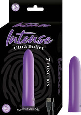 Intense Ultra Rechargeable Waterproof Bullet Vibrator Purple Purple BULLETS
